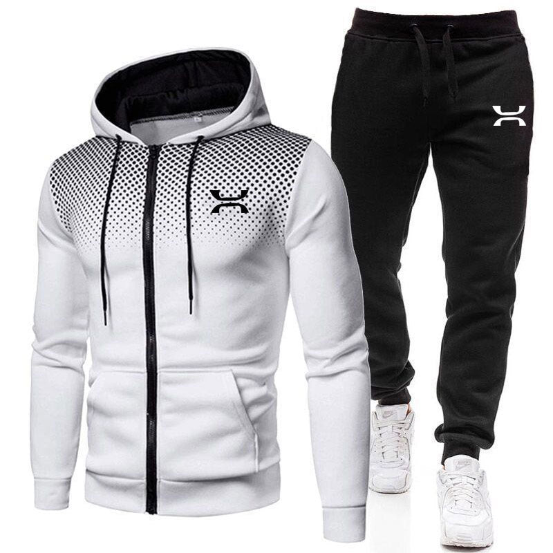 Jimes | Men’s Zip Hoodie Tracksuit Set