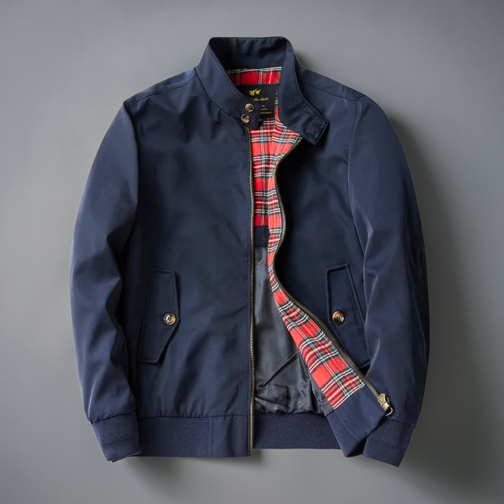 Kervan | Men’s Stand Collar Bomber Jacket