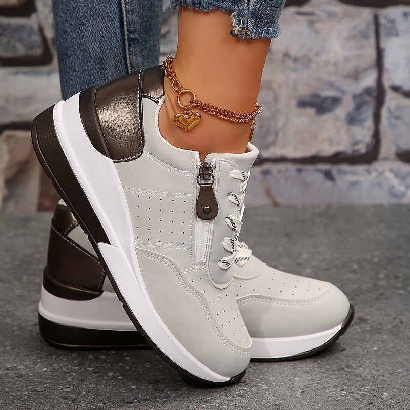 Guen | Women’s Comfort Zip Sneakers