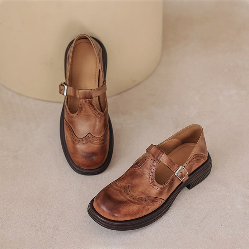 Lao | Women’s Classic Leather Strap Shoes