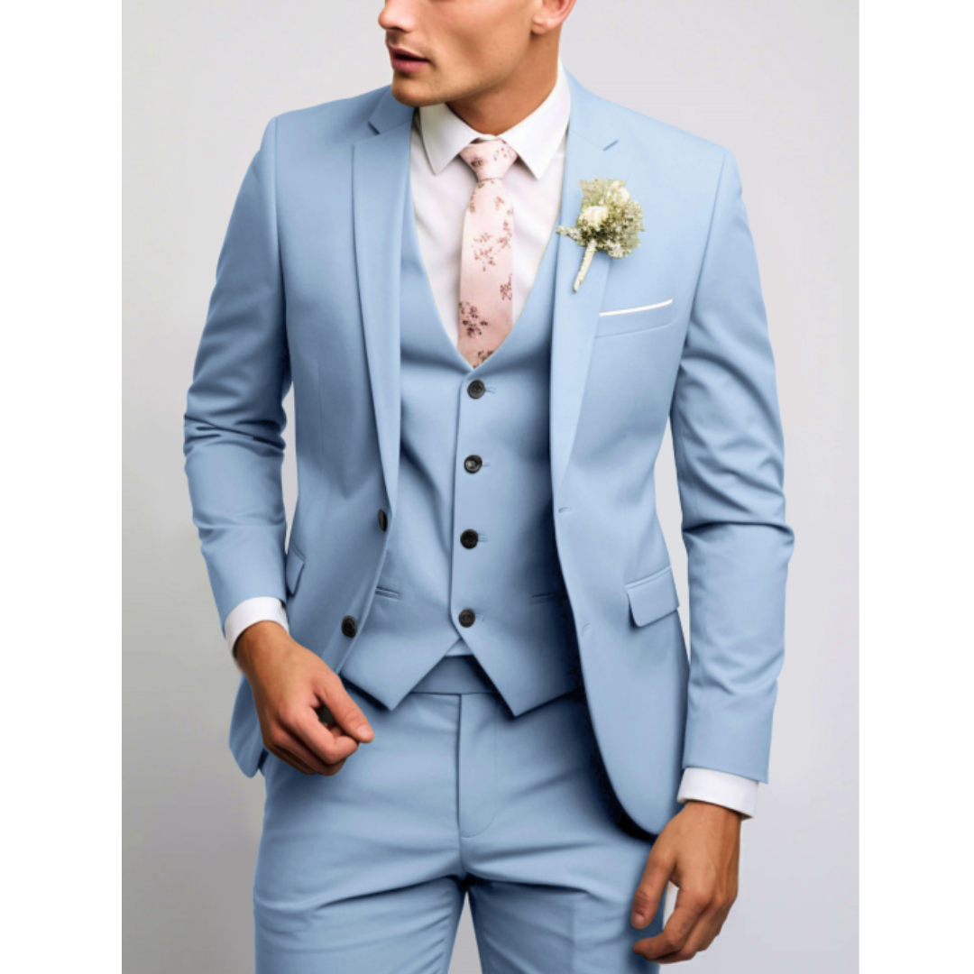 Lenom | Men’s Three-Piece Tailored Suit Set