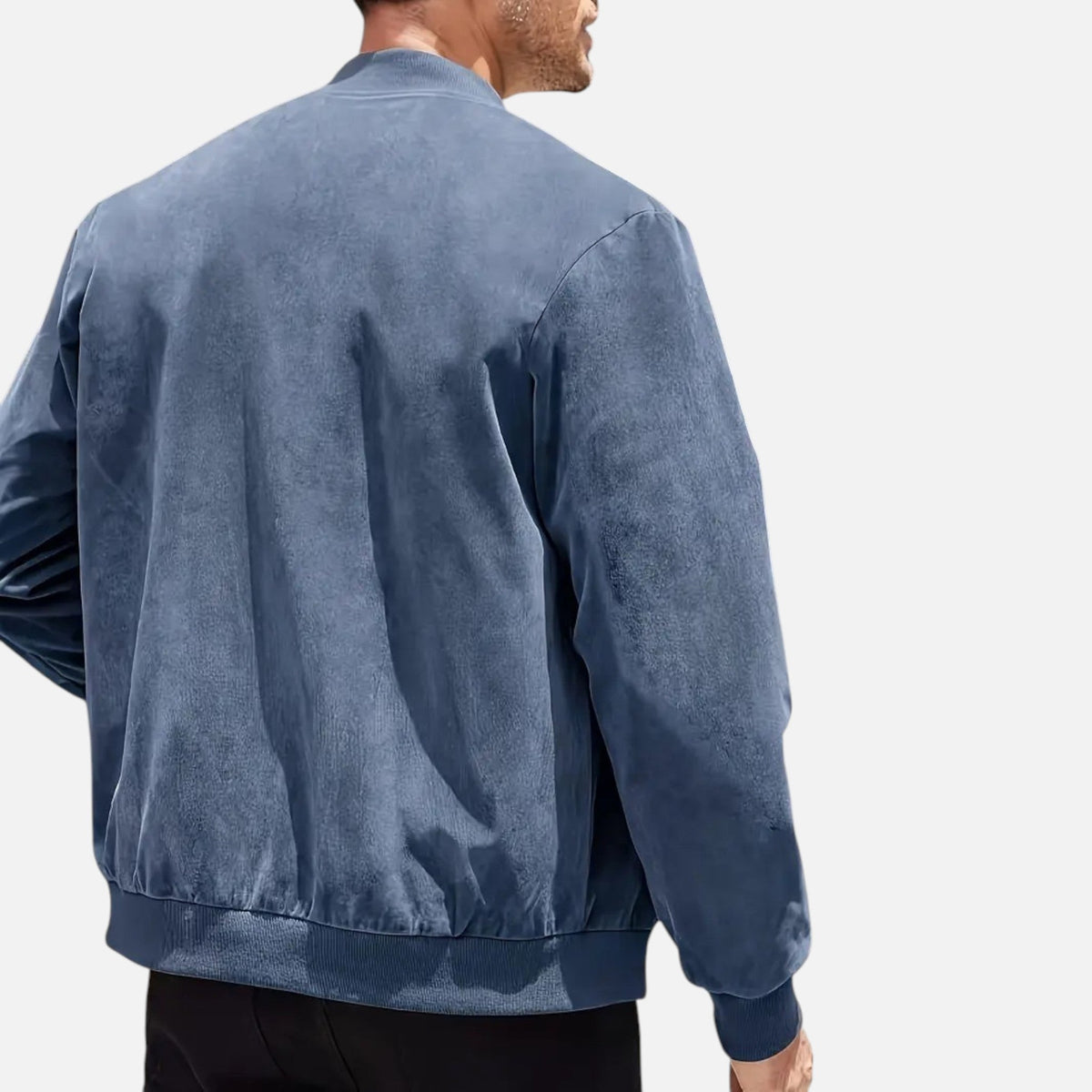 Lucas | Men's Jacket With Zip Closure And Long Sleeve | Minimalist