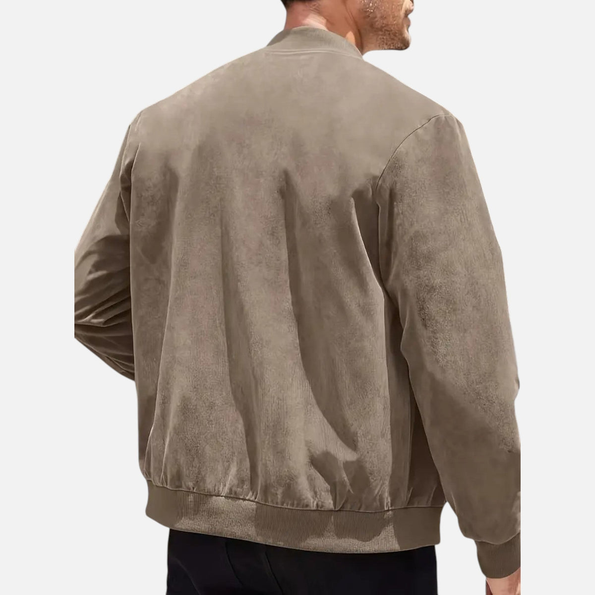 Lucas | Men's Jacket With Zip Closure And Long Sleeve | Minimalist