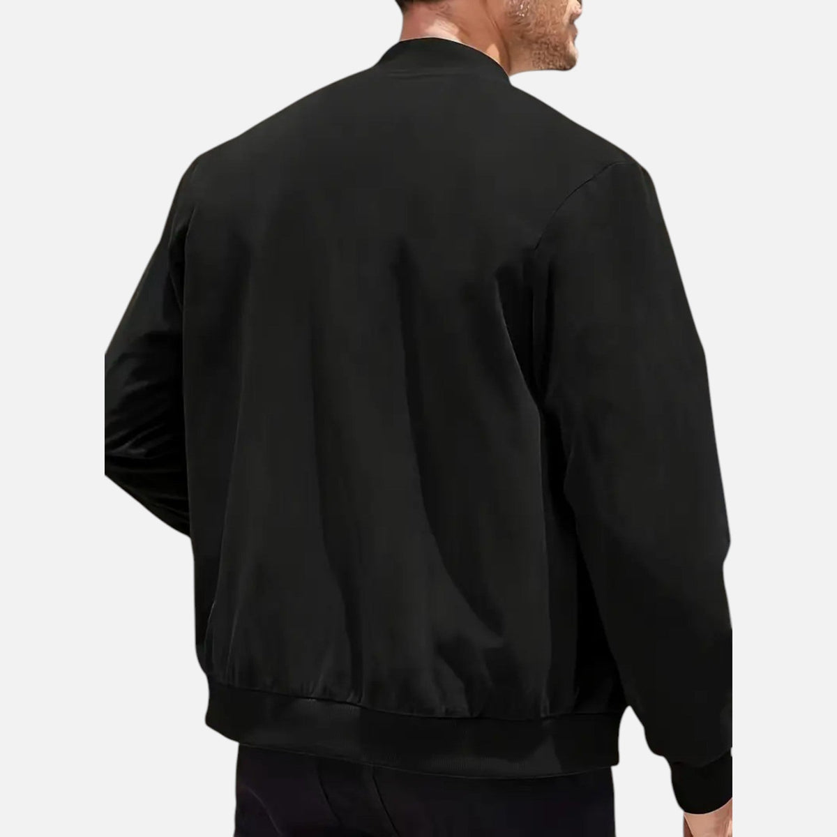 Lucas | Men's Jacket With Zip Closure And Long Sleeve | Minimalist