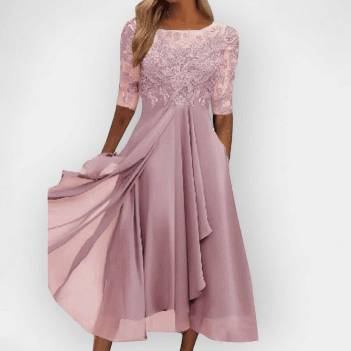 Chiara | Women’s Elegant A-Line Midi Dress