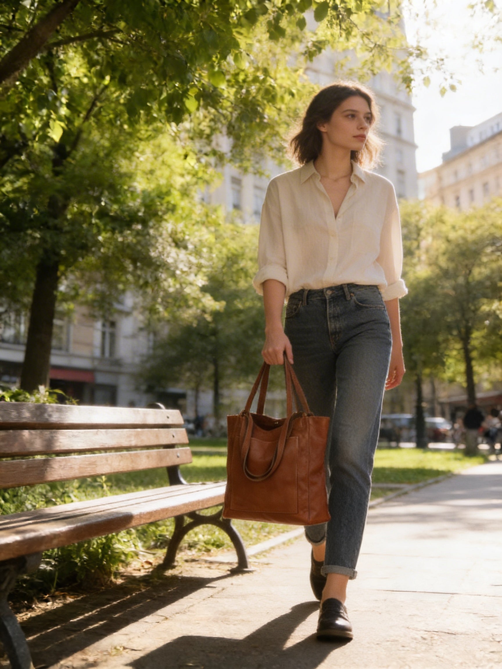 Mila | Women’s Tote Bag With Structured Design And Defined Stitch Detail | Elegant Style!