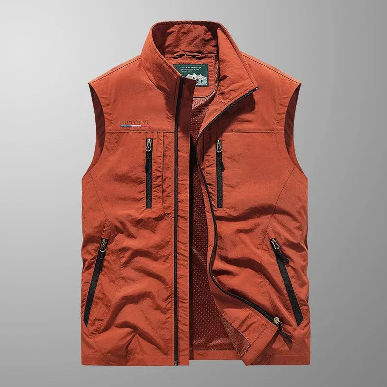 Naviero | Men’s Utility Vest with Multiple Pockets