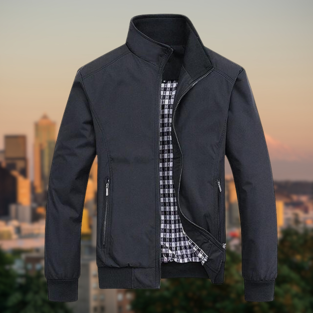 Nerpo | Men’s Clean Zip Transitional Jacket