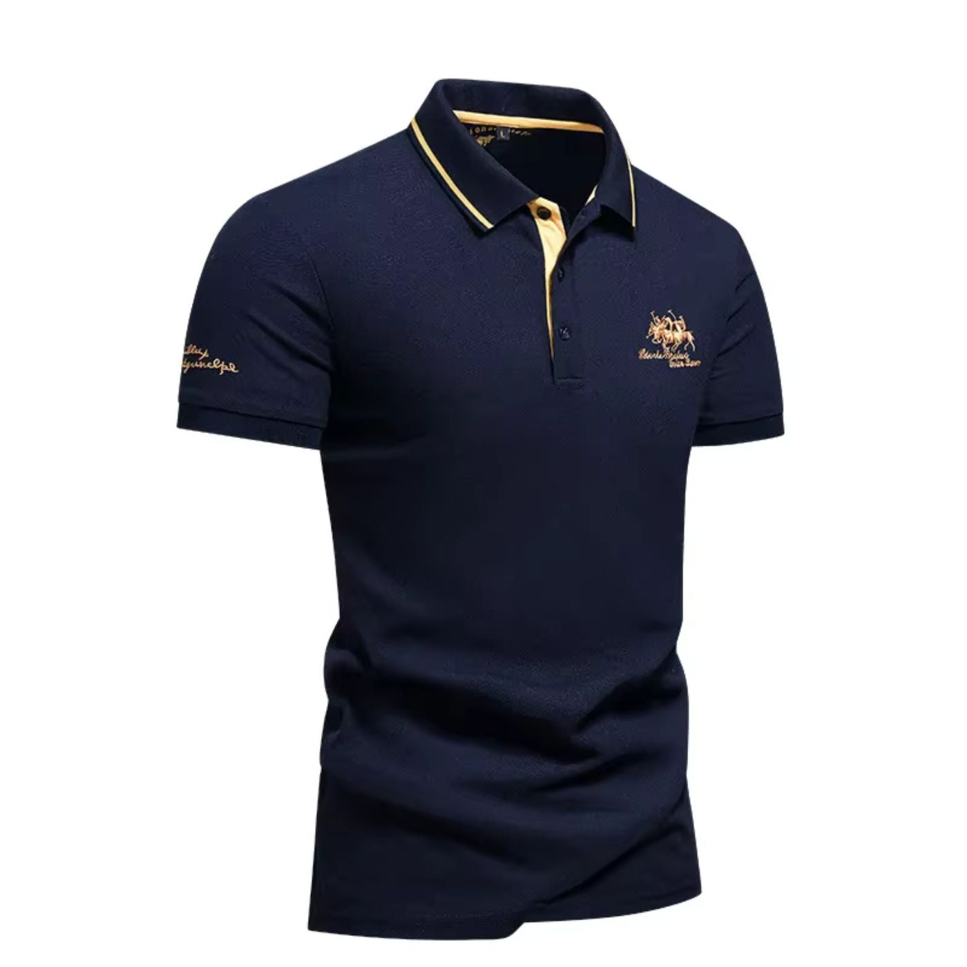 Willom | Men’s Contrast Collar Polo Shirt