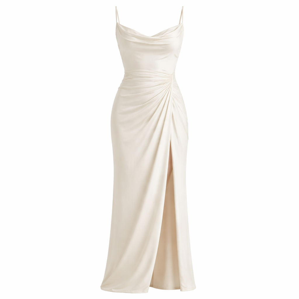 Romy | Women's Cocktail Dress With Off Shoulder Jersey Design And Elegant Maxi Silhouette | Party