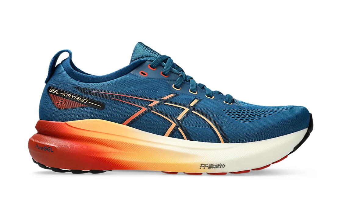 Gel-Kayano 31 Cushioned Breathable Running Shoes – Lightweight Stability Road Trainers