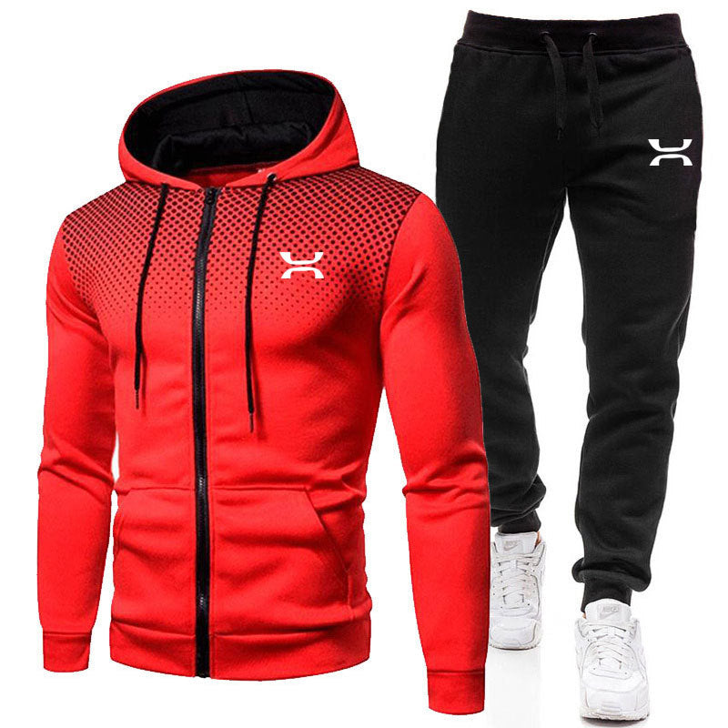 Jimes | Men’s Zip Hoodie Tracksuit Set