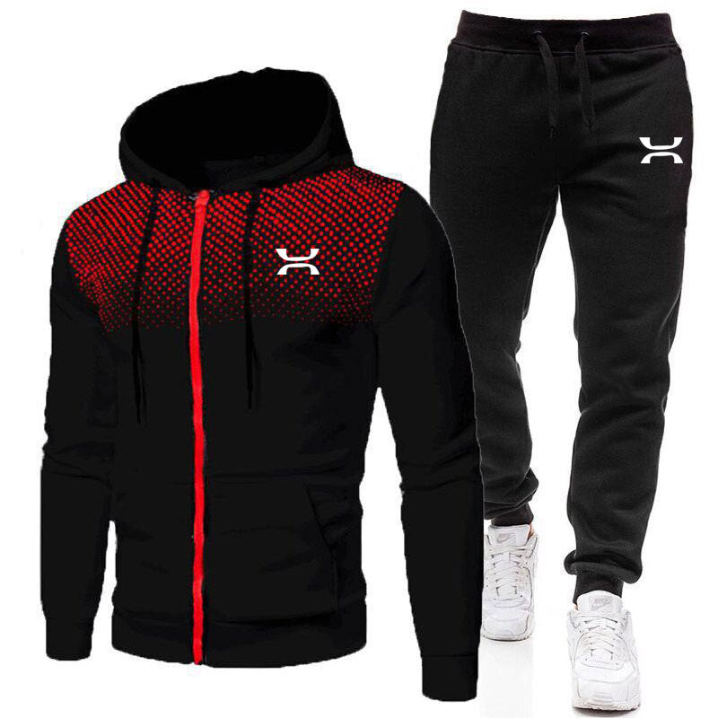 Jimes | Men’s Zip Hoodie Tracksuit Set