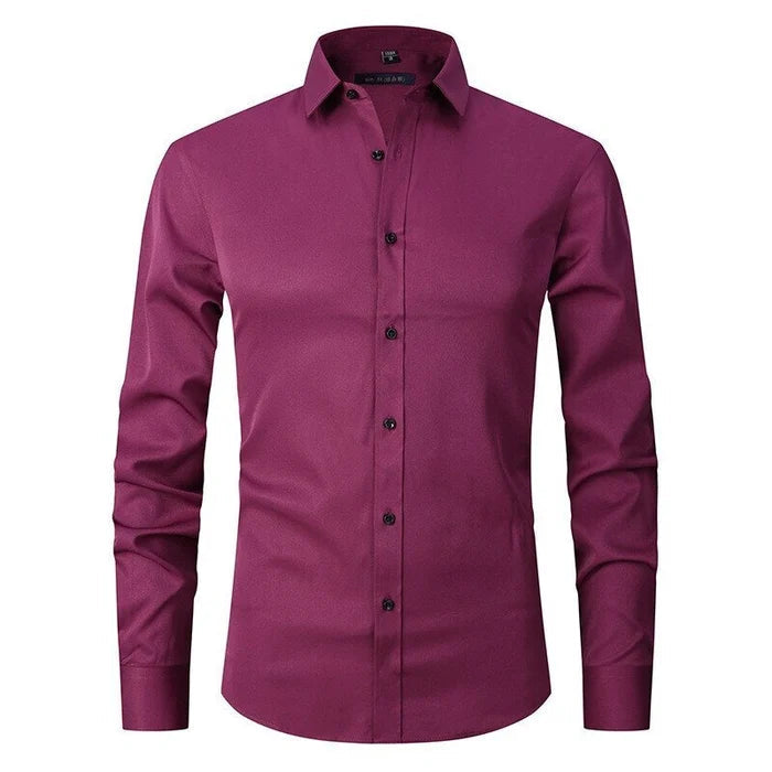 Jeldon | Men’s Slim Fit Stretch Business Shirt