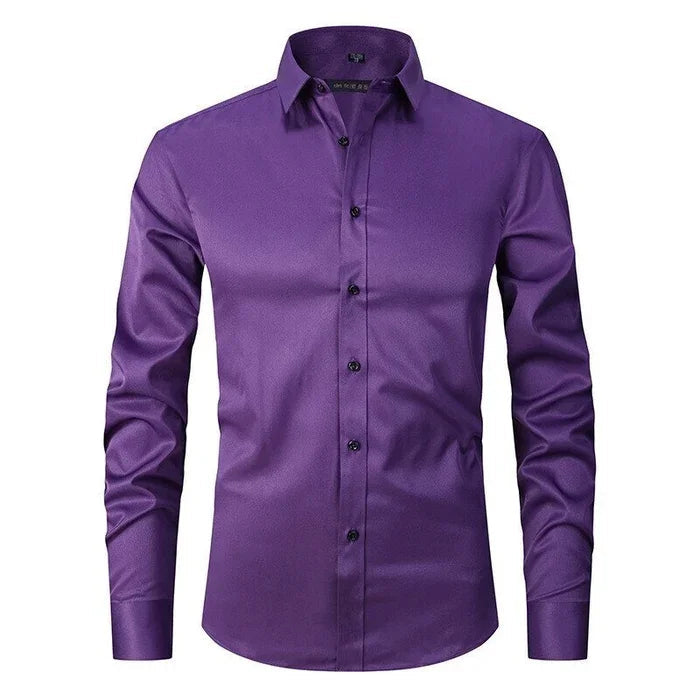 Jeldon | Men’s Slim Fit Stretch Business Shirt