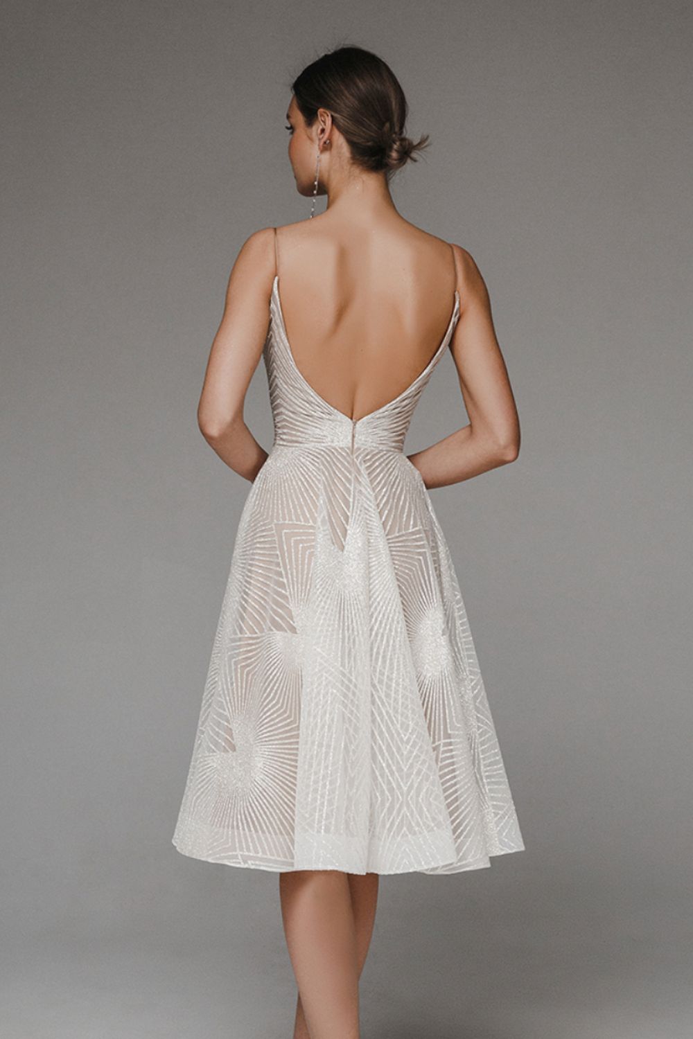 Thalassa | Women's Sparkle Dress With Floor Length Silhouette And Shimmer Pattern | Elegant