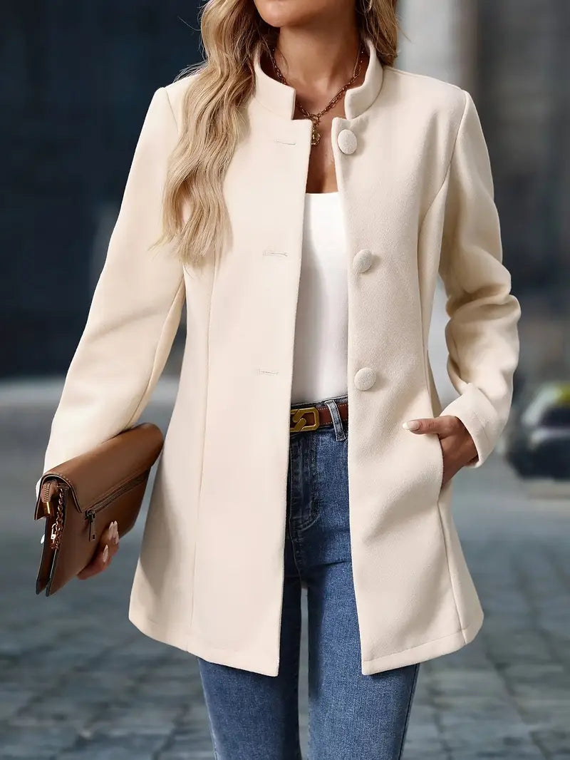 Chin | Women’s Structured Mid-Length Coat