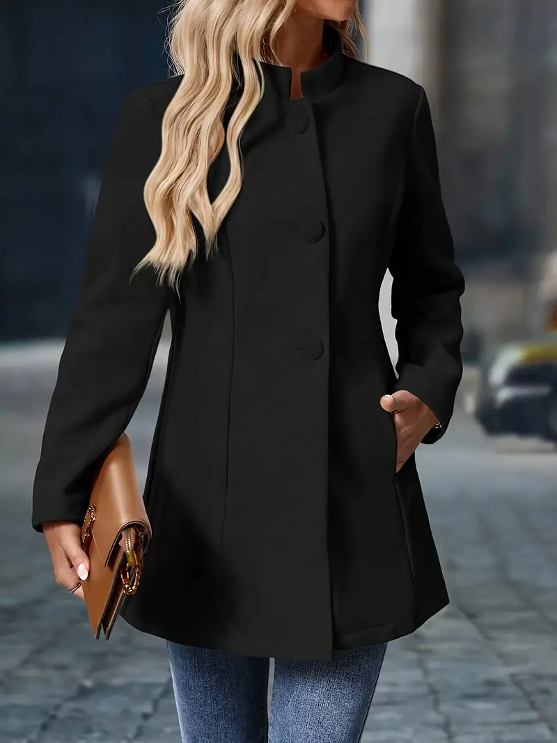 Chin | Women’s Structured Mid-Length Coat