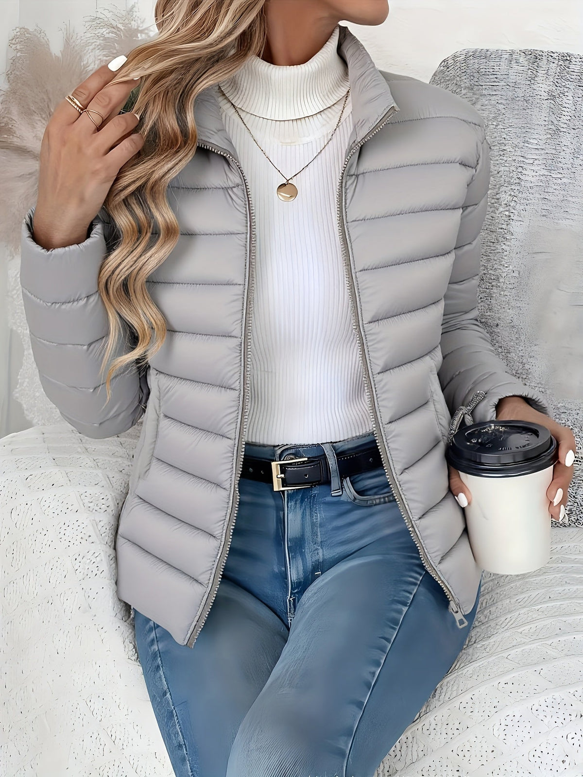 Estra | Women’s Slim Fit Quilted Jacket