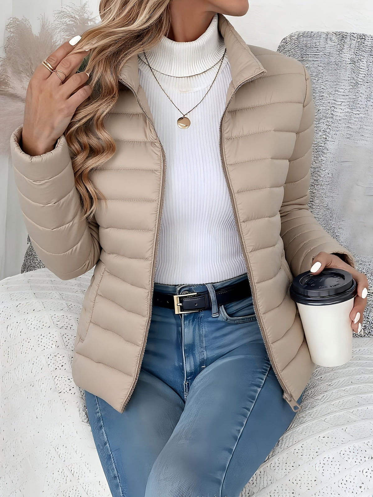 Estra | Women’s Slim Fit Quilted Jacket