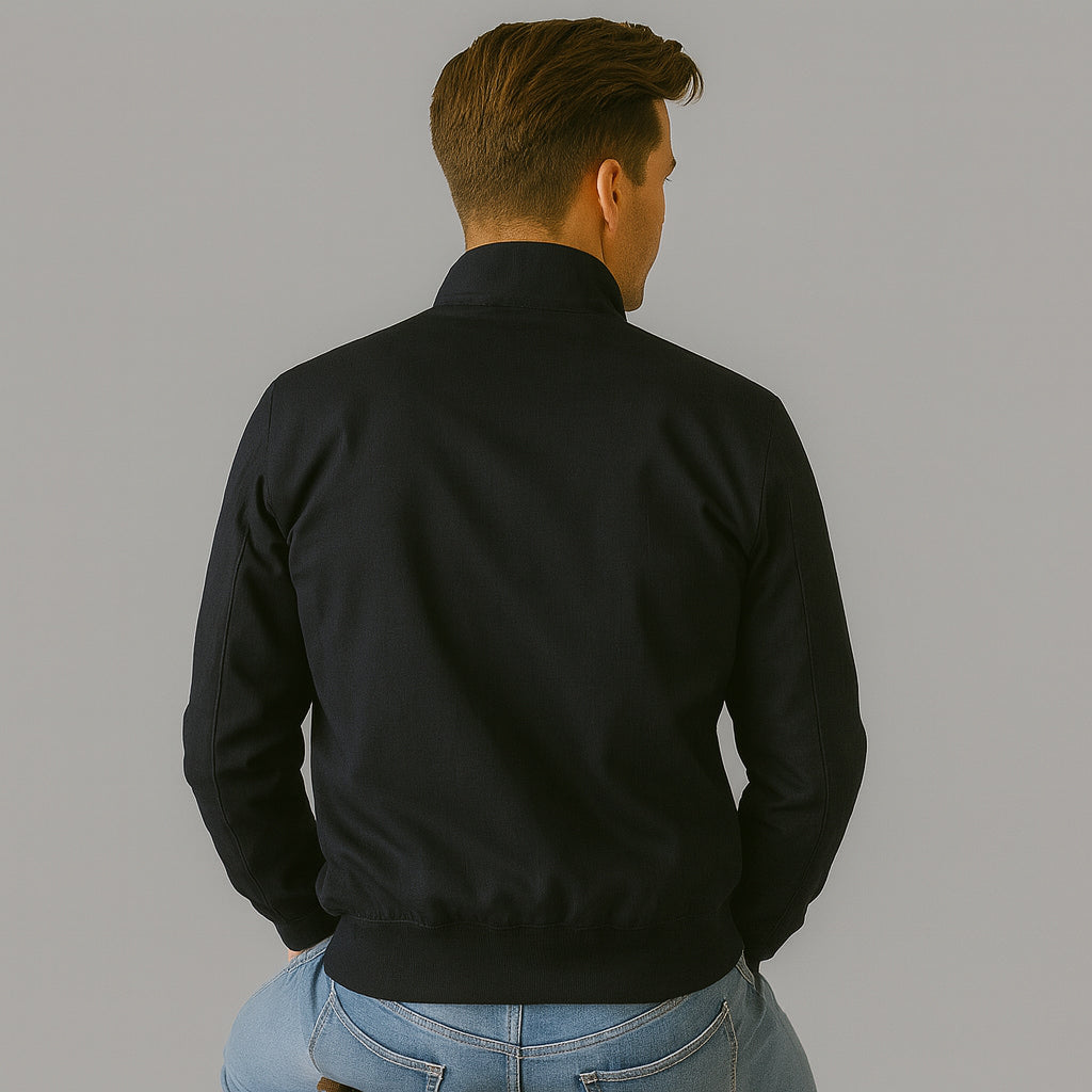 Kervan | Men’s Stand Collar Bomber Jacket