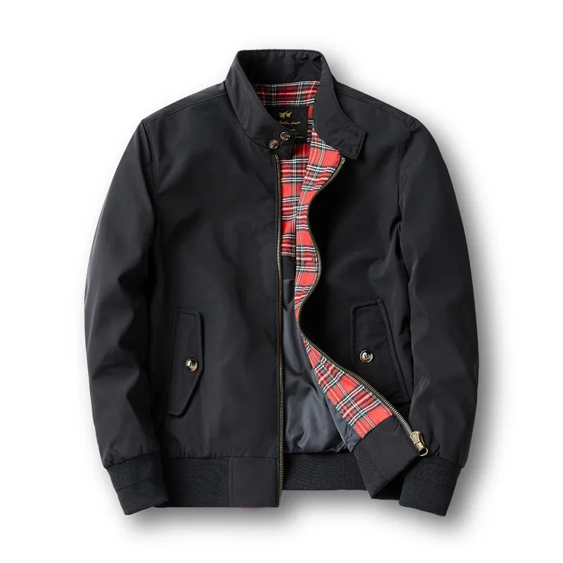 Kervan | Men’s Stand Collar Bomber Jacket