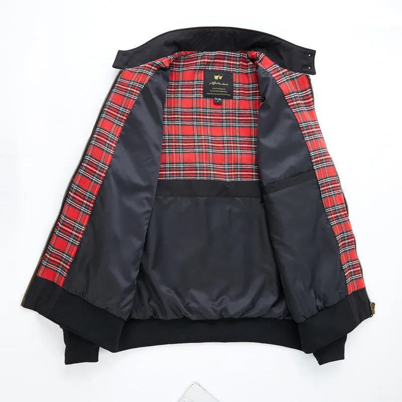 Kervan | Men’s Stand Collar Bomber Jacket