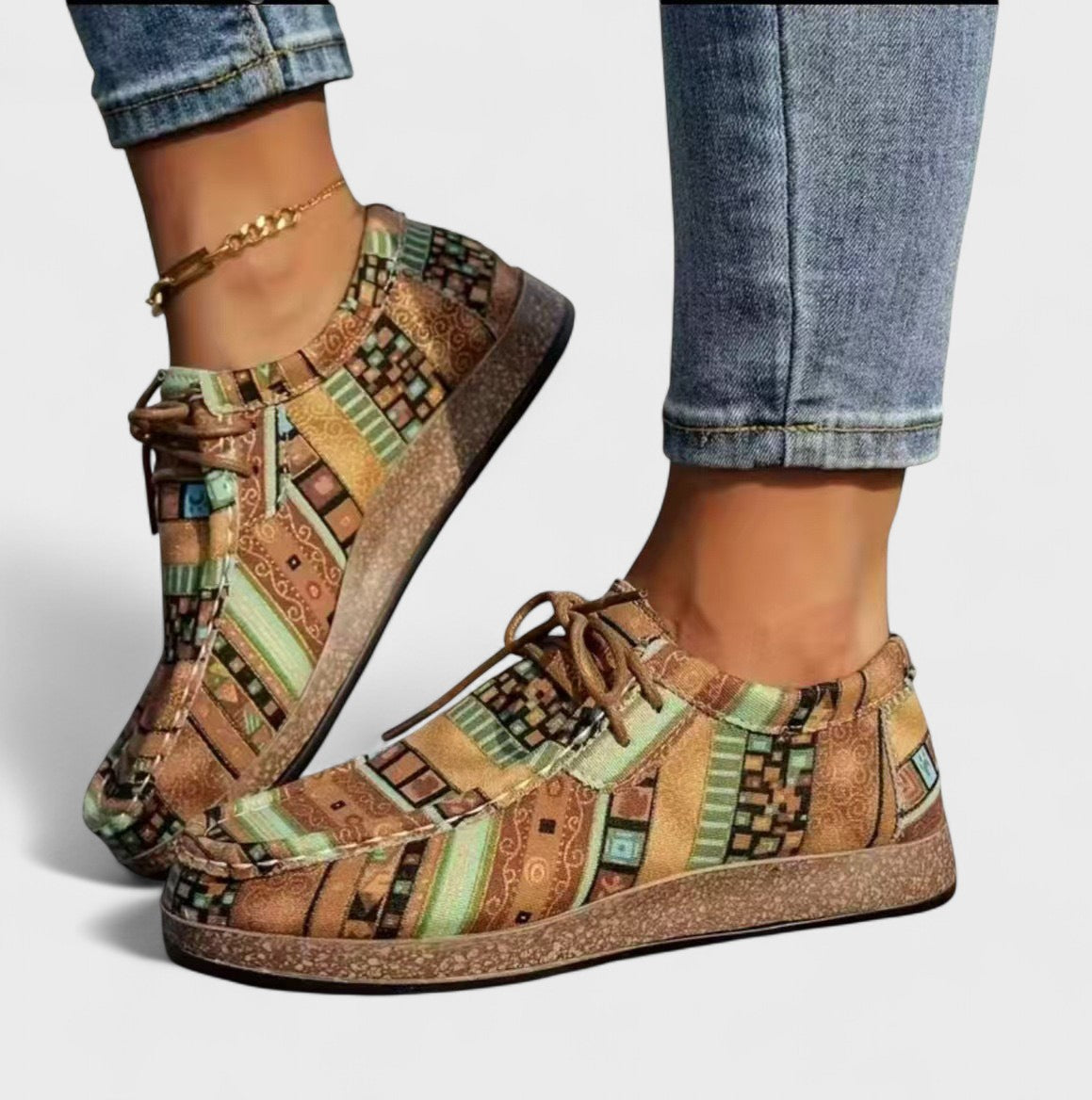 Welby | Men’s Orthopedic Patterned Sneakers