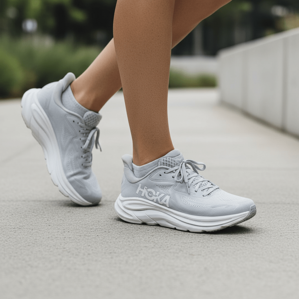 HOKA Clifton 10 Running Shoes – Lightweight EVA Cushion Road Running Trainers