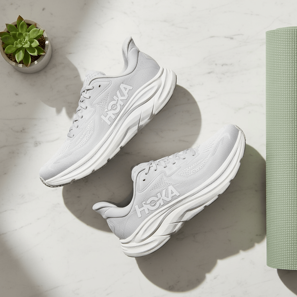 HOKA Clifton 10 Running Shoes – Lightweight EVA Cushion Road Running Trainers